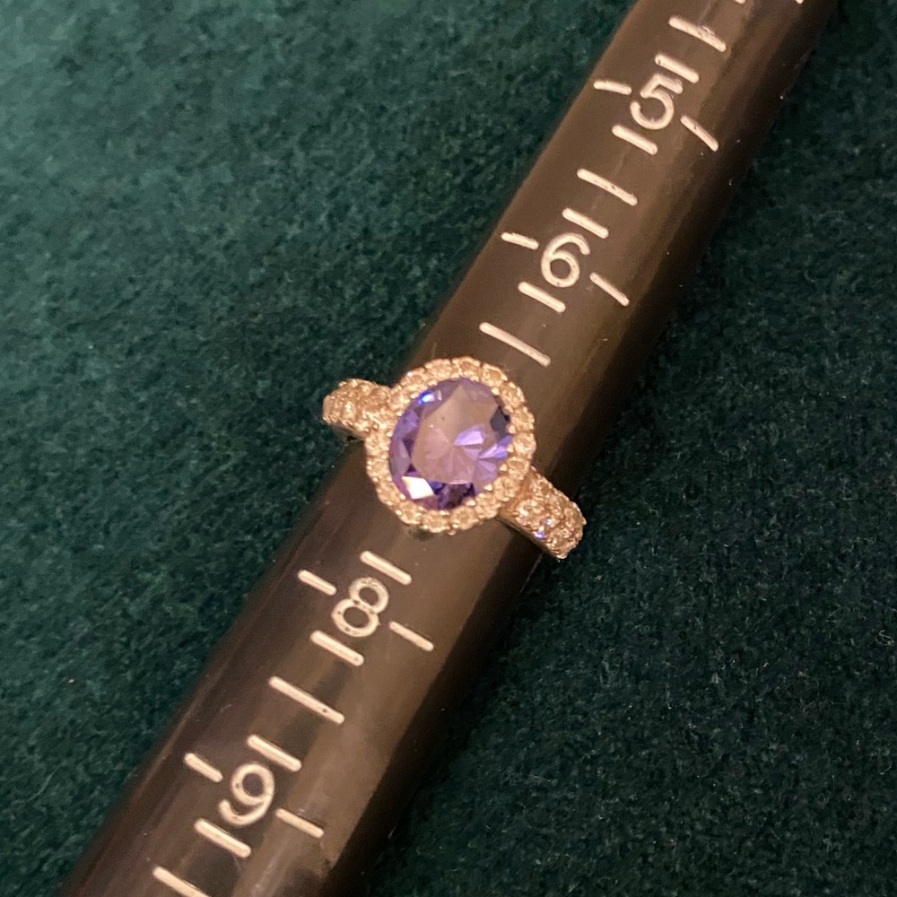 QVC Diamonique Sterling Silver Ring - Picture 8 of 16